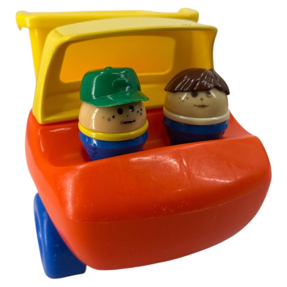 Little Tikes Dollhouse Toddle Tots Figures Dump Truck VTG people toys
